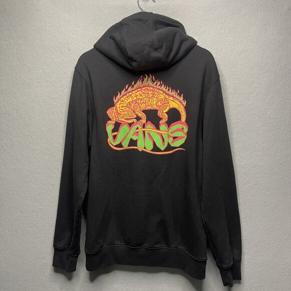 Vans Fiery Friend Pullover Hoodie Black M - Picture 5 of 6
